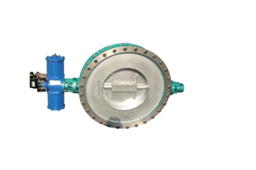 Pneumatic high temperature butterfly valve