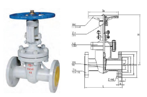Cast Steel Wedge Gate Valve - Z41H-40/64