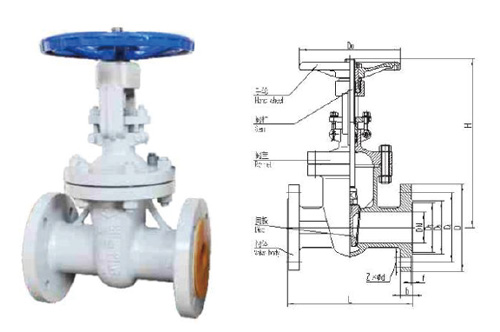 Cast Steel Wedge Gate Valve - Z41H-10C