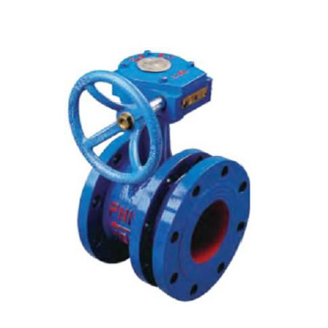 Flange Telescopic Butterfly Valve With Gear Actuator
