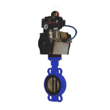 Pneumatic Wafer Centerline Butterfly Valve