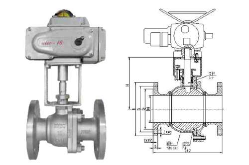 Stainless Steel Electric Ball Valve - Q941F-16P