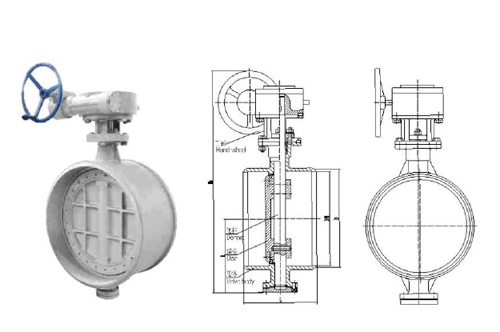 Welded Butterfly Valve - D363H/F/X-10C/16C/25